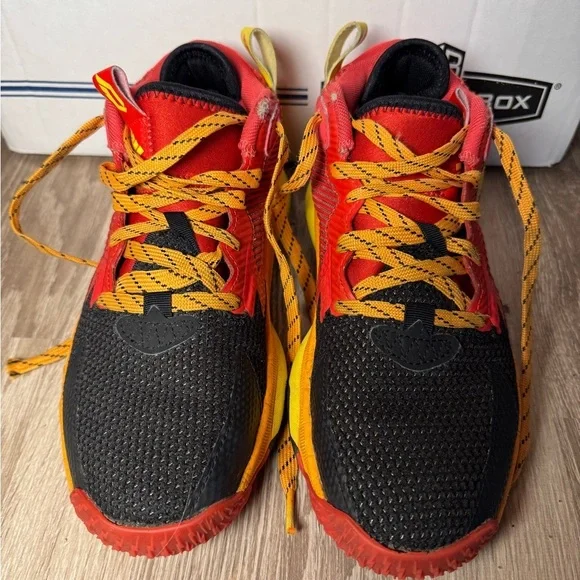 Adidas Dame 8 Disney Incredibles Mr. incredible kids size 4.5 basketball shoes - Picture 1 of 6